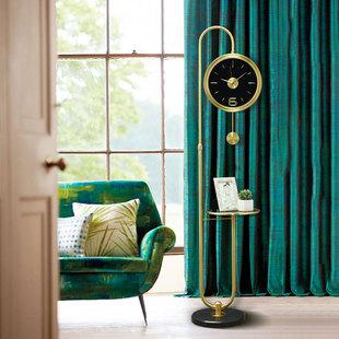 欧式落地钟客厅轻奢家用纯铜，装饰现代简约时尚，立式钟表静音大座钟