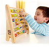 Hape字母珠算架3-6岁算盘 儿童玩具宝宝益智数字多种图案学习早教