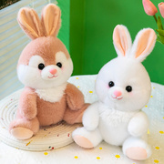 小白兔公仔毛绒玩具可爱兔子玩偶，安抚布娃娃儿童睡觉抱女生超软萌