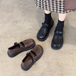 玛丽珍女鞋乐福鞋平底单鞋，小皮鞋jk鞋，2023秋季复古学院风软底