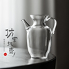 网红泡绿茶专用泡茶器仿宋执壶玻璃茶壶小号耐热茶具公道茶杯花瓶