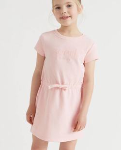 出口澳洲seed女童短袖，纯棉糖果色连衣裙