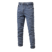 Personalized denim straight-leg pants 个性牛仔裤潮流直筒长裤