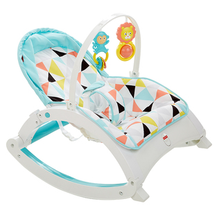 费雪摇椅婴幼儿宝宝哄睡神器，多功能安抚轻便摇椅，家居玩具gfn32