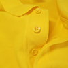 长袖polo衫纯棉短袖宽松大码翻领中青年男女通款T恤春夏有领黄色