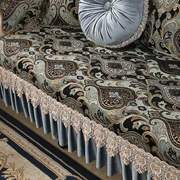 美式沙发垫123组合客厅四季通用布艺防滑高档沙发罩套喜庆欧式垫
