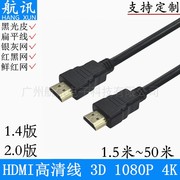 hdmi高清线 1.4版光皮编网hdmi电视电脑机顶盒连接线 HDMI线1.5米