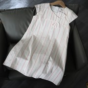 夏季130-160女童韩版纯棉，蝴蝶结设计款，连衣裙简约大气a字裙