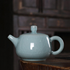 青瓷茶壶单壶冰裂陶瓷功夫茶具过滤手工龙泉哥窑清风泡茶家用中式