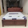 乌丝檀木要床实木床时尚婚床简约木大床现代18米新卧室床