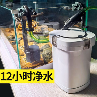 森森鱼缸静音过滤器水族箱低水位，龟缸小型缸外过滤桶净水循环外置