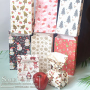 5个入冬日的温暖~平口纸袋，礼物袋圣诞节送人苹果平安果包装袋