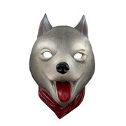 万圣节舞会面具动物狼头面具装饰品摆件树脂面具工艺可以佩戴