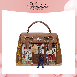 Vendula英国原创手工女包 小马俱乐部系列百搭学生欧美风手提包