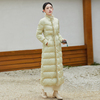 冬季新中式国风女装白鸭绒改良唐装外套刺绣轻薄设计感高端羽绒服