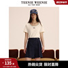 TeenieWeenie小熊夏U型领半袖T恤合身修身短袖上衣女装