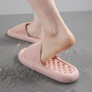 浴室拖鞋女士夏季镂空漏水速干防滑洗澡室内家居情侣凉拖鞋男加厚