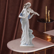 欧式酒柜电视柜装饰品工艺品家居饰品小摆设陶瓷雕塑摆件西洋美女