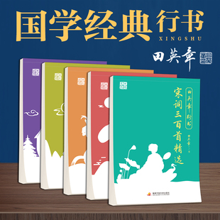 田英章行书硬笔字帖曾国藩家书孙子兵法鬼谷子唐诗宋词成人，练字帖钢笔临摹国学经典行书字帖速成练习字贴行楷练字王字帖(王字帖)控笔训练