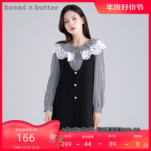 bread n butter同款法式复古背心裙黑色经典赫本风连衣裙