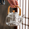 耐高温玻璃提梁壶茶壶大容量烧水壶透明茶具养生壶煮茶器泡茶壶