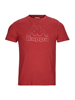 Kappa/背靠背男装圆领短袖T恤红色夏季2024内搭套头打底衫