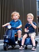 儿童电动摩托车可坐人双人，宝宝偏三轮挎斗，男女小孩充电玩具电瓶车