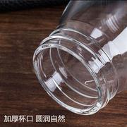 单层加厚玻璃水杯耐高温泡，茶杯便携水晶玻璃杯，大容量防漏杯子