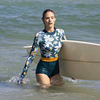 澳洲axesea丨museum冲浪服女速干防晒连体水母，衣潜水长袖泳衣