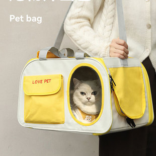 猫包外出便携猫咪狗狗，宠物猫猫坐车神器，猫箱防应激单肩手提式背包