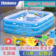 儿童充气游泳池家用加厚1.5米1.8米2.1米成人戏，水池婴儿宝宝泳池