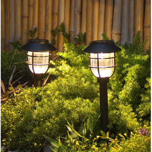 太阳能地灯户外防水草坪庭院景观灯，院子地插式，花园灯防水露营氛围