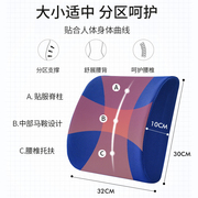 记忆棉汽车腰靠办公室靠垫护腰靠垫慢回弹夏季靠背垫椅子孕妇靠垫