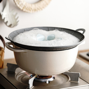 家用食品级硅胶防溢锅盖，创意通用煮粥防溢神器，防溢奶扑锅盖子蒸屉