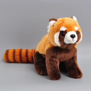 超萌仿真可爱小熊猫玩偶红熊猫公仔动物园毛绒玩具模型礼物