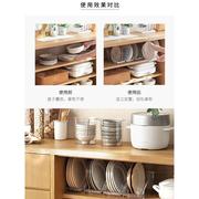 厨房碗架塑料碟盘子，收纳架架放碗饭碗碟沥水架，餐具置物盒碗柜碗架