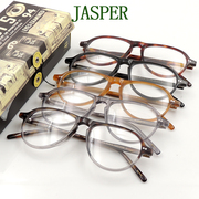 博视JASPER蛤蟆大框眼镜架男女中脸可做近视墨镜宽140-145高47