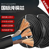 国标纯铜电缆线三芯2.5 4 1.5 6平方护套线户外防冻电线电源线软