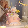 网红dongdong羊蛋糕装饰摆件，卡通玩具玩偶派对儿童，生日甜品台插件