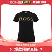 香港直邮潮奢 BOSS 波士 女士Eventsa 珠片T恤