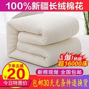 2023新疆棉被冬被棉花被芯床垫被，棉絮加厚被褥子棉胎学生宿舍单双