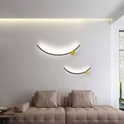 led壁灯卧室壁灯床头，创意设计艺术电视背景墙，壁灯走廊过道壁灯