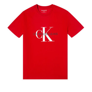 Calvin Klein 凯文克莱 CK 男士夏款短袖T恤 休闲圆领上衣打底衫