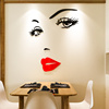人物水晶亚克力3d立体墙贴画，创意餐客厅，卧室玄关背景墙房间装饰品