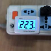 DM55-1 电压测试插头 AC110V220V小型交流电压表 数显电压显示器