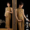 孕妇照服装影楼复古中国风，旗袍新中式孕妈艺术照写真摄影衣服