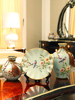 欧式田园复古陶瓷花瓶三件套电视柜酒柜创意玄关软装饰工艺品摆件