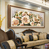美式客厅沙发背景墙画欧式轻奢单幅挂画餐厅卧室植物花卉装饰画