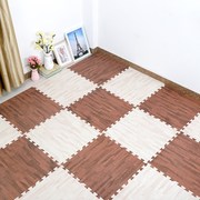 幼儿园地毯室内室内卡通地垫，60色爬爬垫片t砖，地板单木纹(单木纹)泡沫