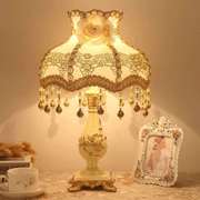 台灯卧室床头灯创意浪漫欧式简约现代长明灯结婚婚房婚庆婚灯温馨